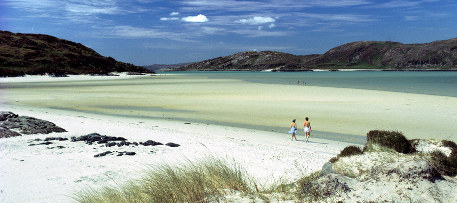 THE BEACH NEAR MORAR, HIGHLAND.